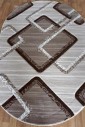Килим Meral 375 beige овал